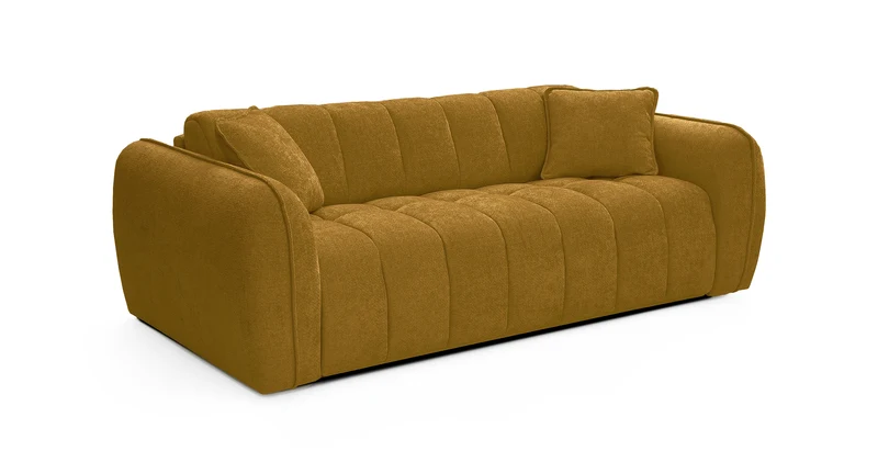 FREJUS Canapé convertible 4 places - Velours
