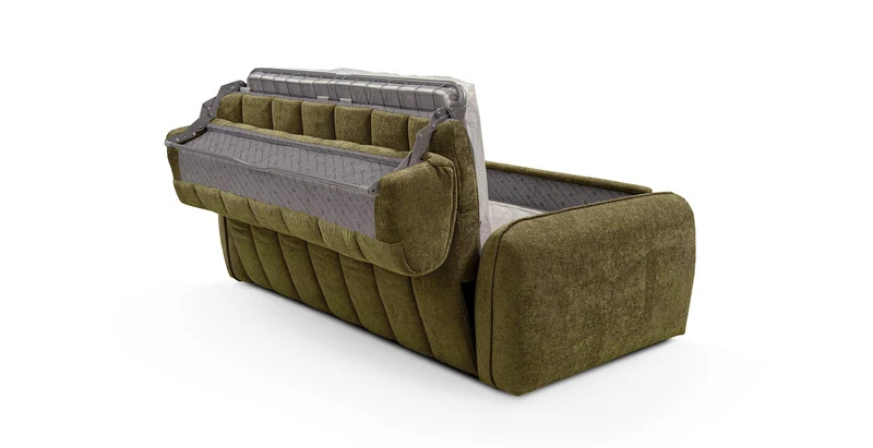 FREJUS Canapé convertible 3 places - Velours