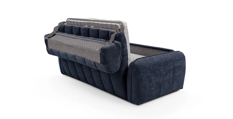 FREJUS Canapé convertible 3 places - Velours