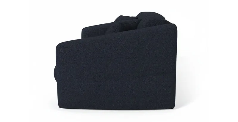 TRAPEZE Canapé convertible 4 places - Tissu bouclette