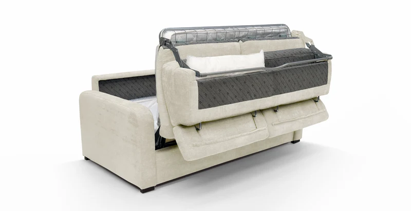 FORLI - Canapé convertible 4 places - Velours