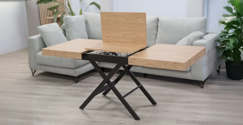 Table basse relevable électrique CHIARA