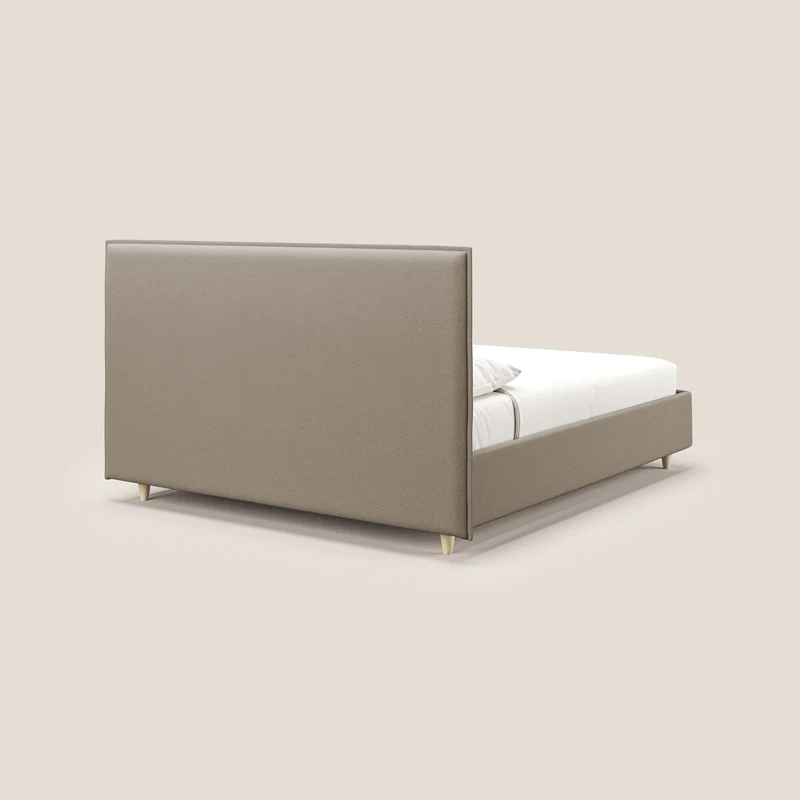 Costanza lit coffre et déhoussable en tissu mixte coton imperméable T13 beige
