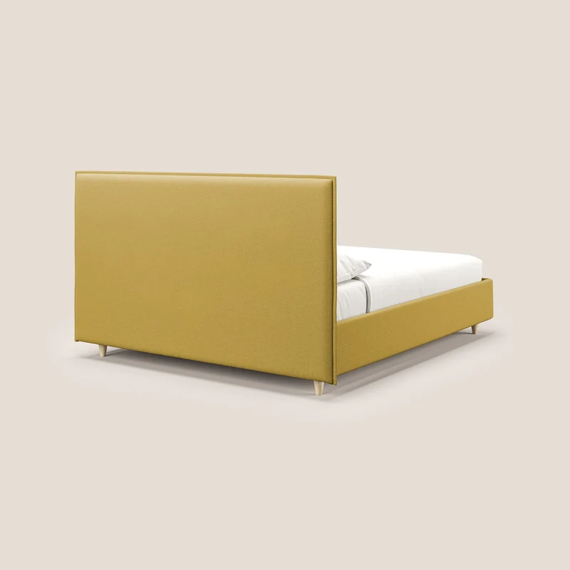 Costanza lit coffre et déhoussable en tissu mixte coton imperméable T13 jaune