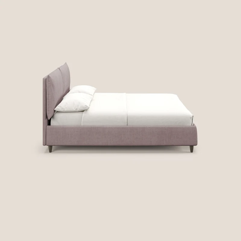 Mariana lit coffre avec coussins en tissu imperméable T02 rose