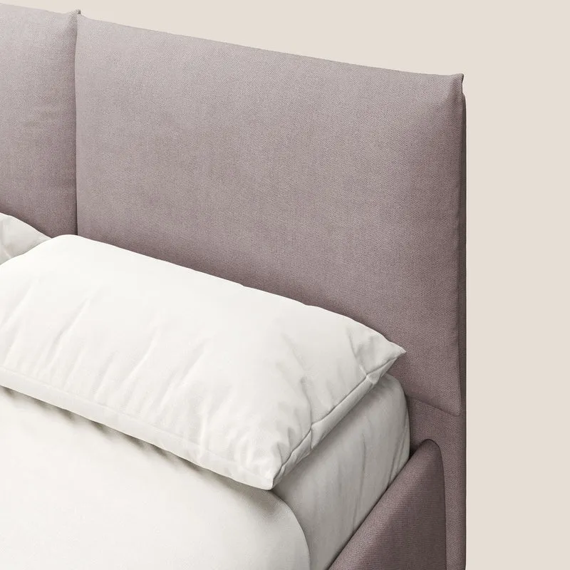 Mariana lit coffre avec coussins en tissu imperméable T02 rose
