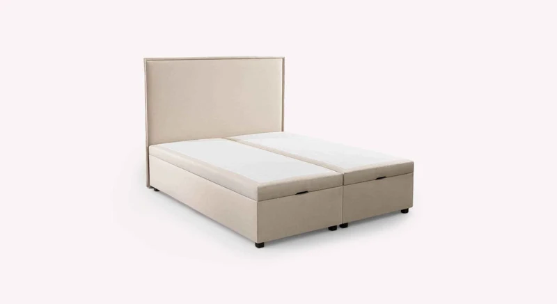 Lit coffre OUESSANT Luca Beige