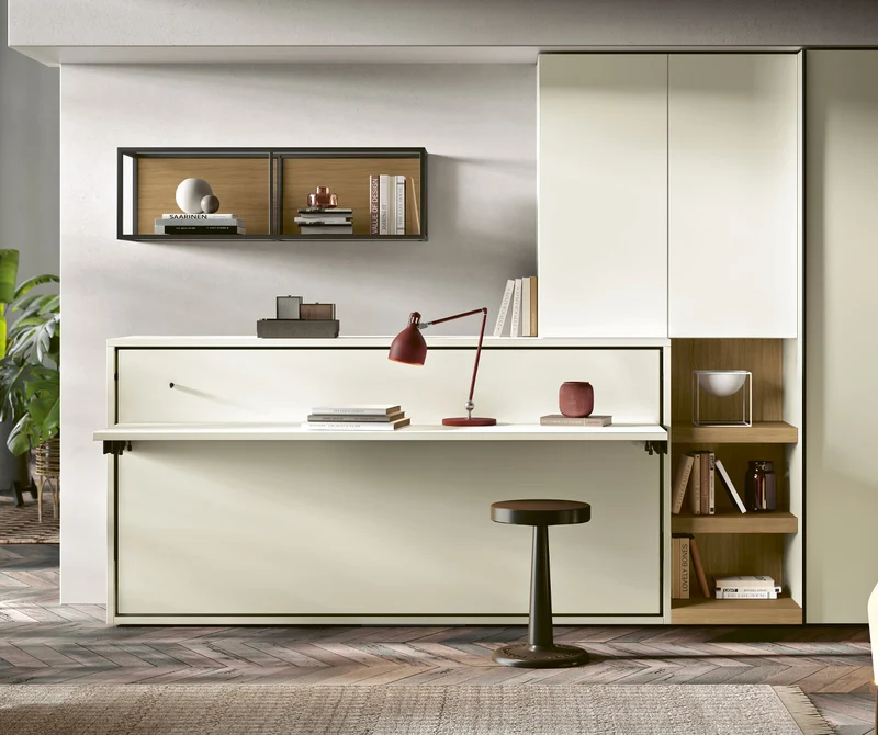 LUCY BUREAU Mélaminé Blanc