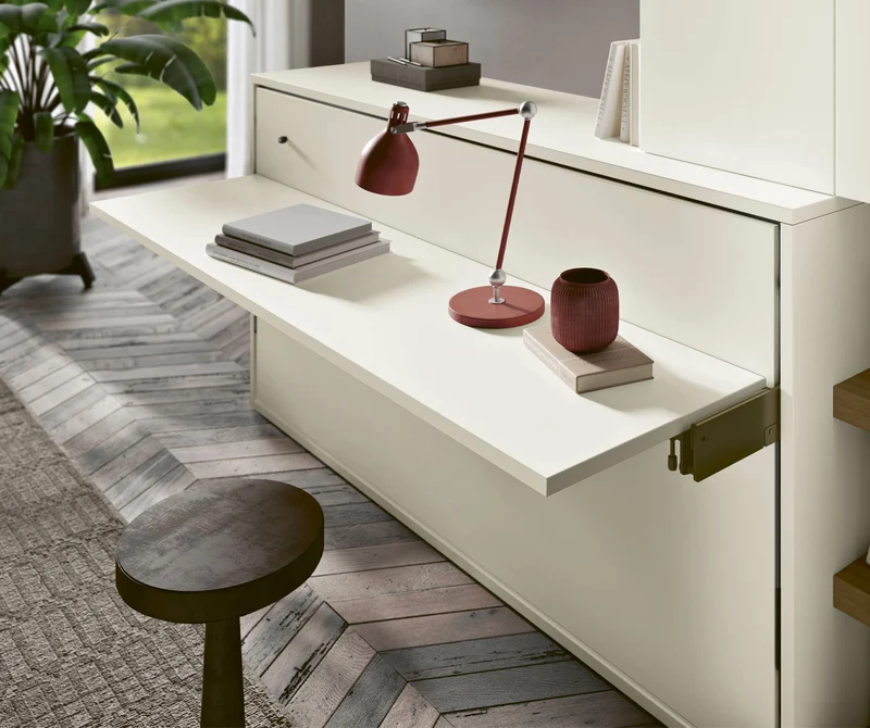 LUCY BUREAU Mélaminé Blanc