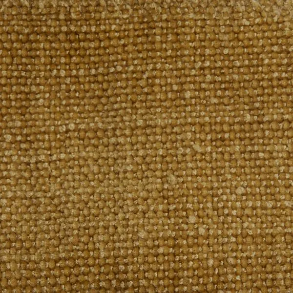 Canapé d'angle velours texturé moutarde - Angle droite
