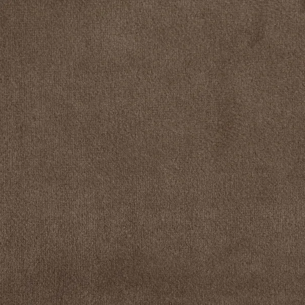 Canapé d'angle velours taupe - Angle gauche