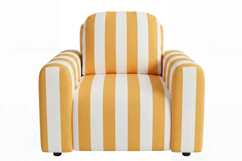 ELVIS Fauteuil - Tissu rayé