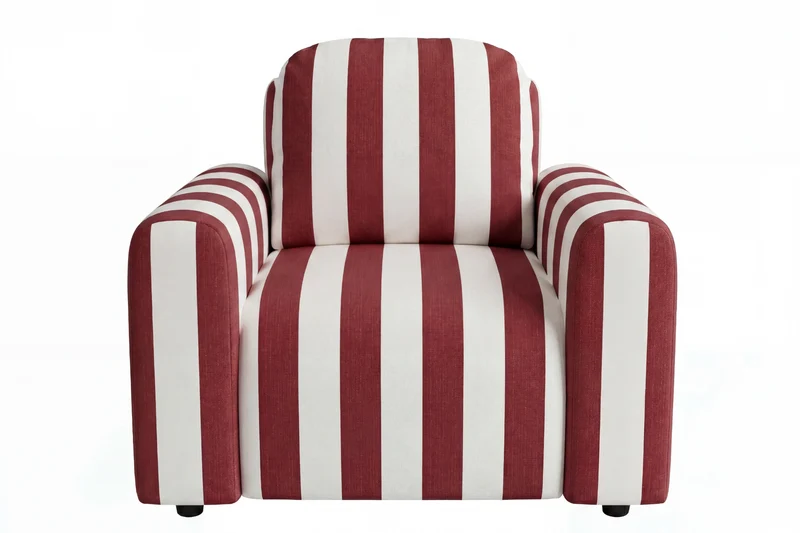 ELVIS Fauteuil - Tissu rayé