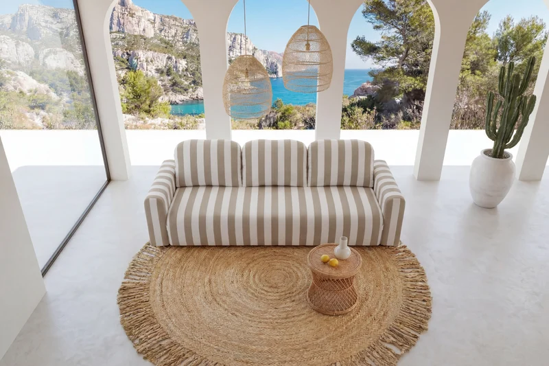 ELVIS - Tissu rayé