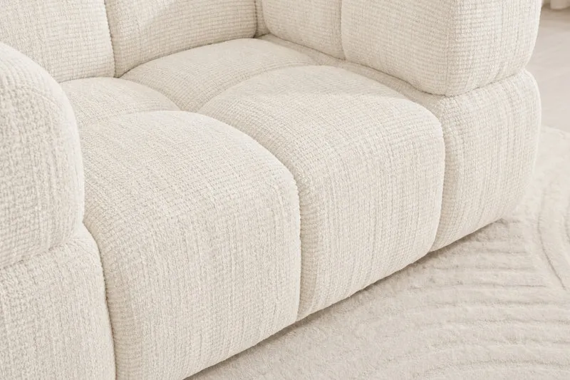 GUSTAVE Fauteuil - Tissu chenille