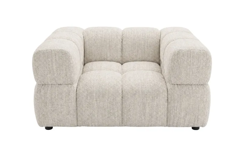 GUSTAVE Fauteuil - Tissu chenille
