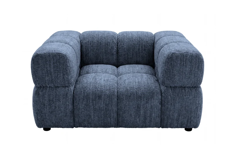 GUSTAVE Fauteuil - Tissu chenille
