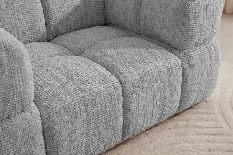 GUSTAVE Fauteuil - Tissu chenille