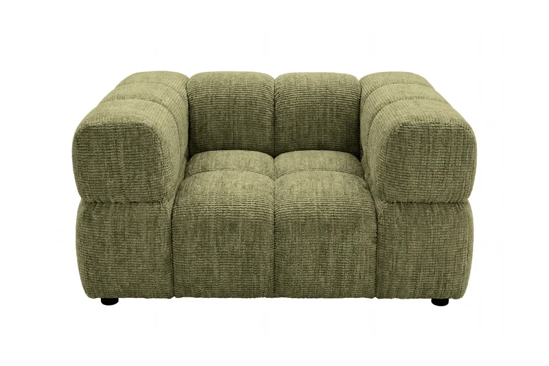 GUSTAVE Fauteuil - Tissu chenille
