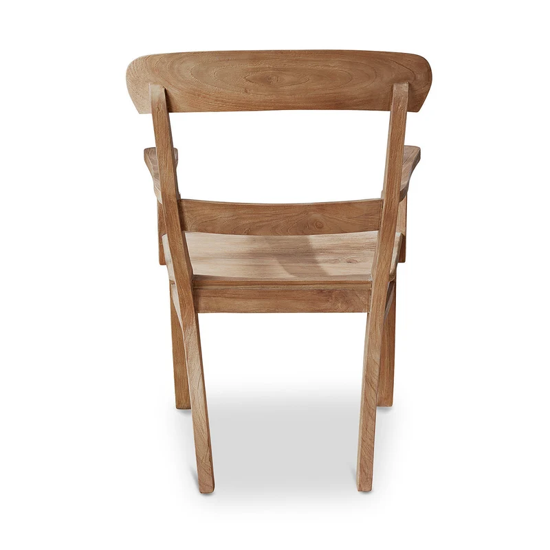 Chaise accoudoirs Loberon MASTERS bois