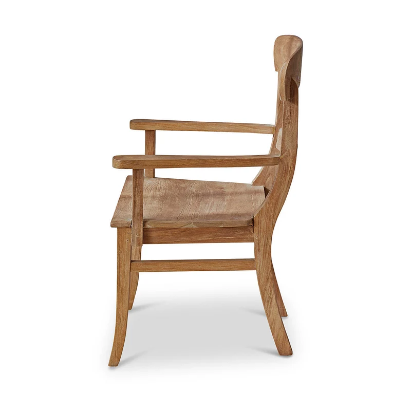 Chaise accoudoirs Loberon MASTERS bois