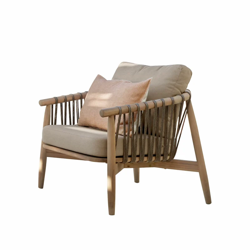 Lot de 2 fauteuils LOBERON FSC®-100% Thornwick beige