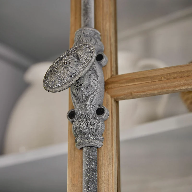 Vitrine Philippe 2 portes bois gris vieilli Loberon