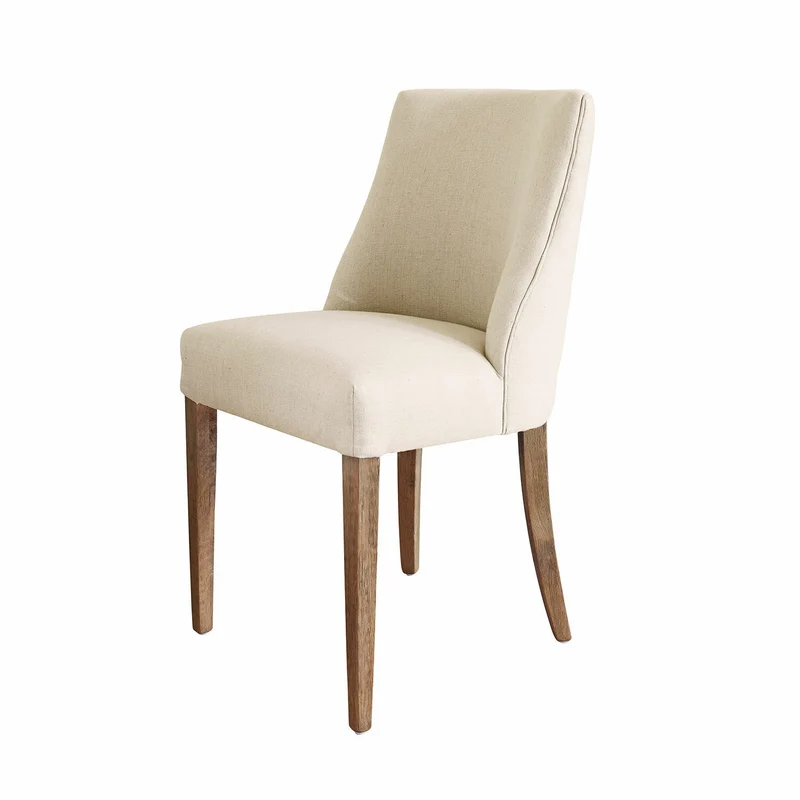 Lot de 2 chaises Loberon OPIREL Crème