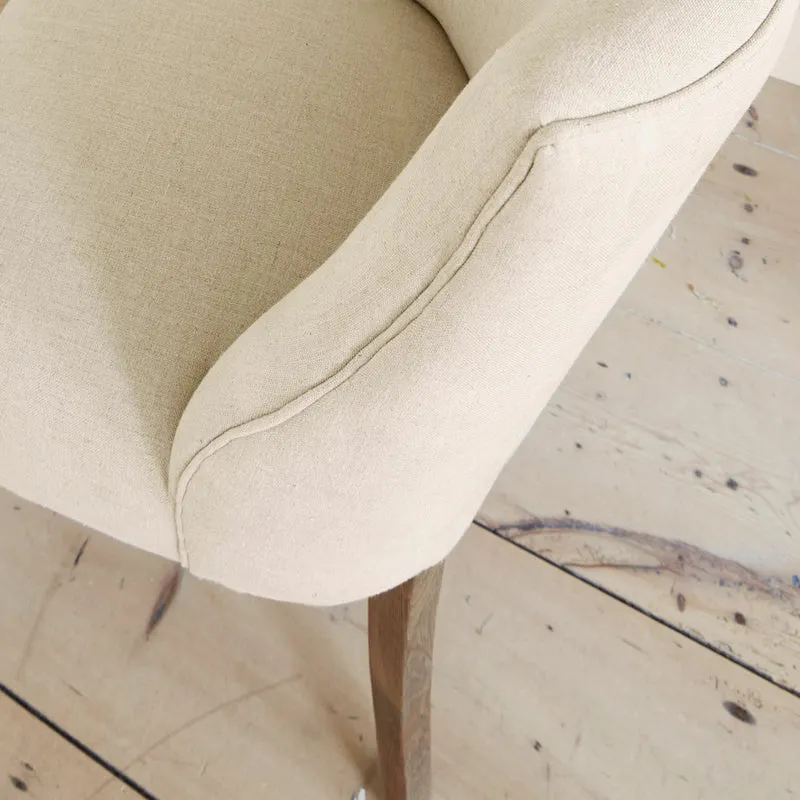 Lot de 2 chaises Loberon OPIREL Crème