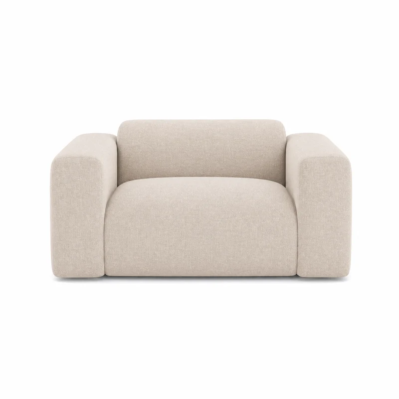 Fauteuil SIA HOME Myra Tissu Crème
