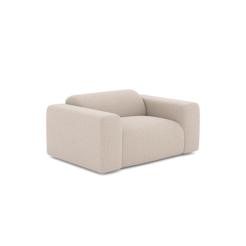 Fauteuil SIA HOME Myra Tissu Crème