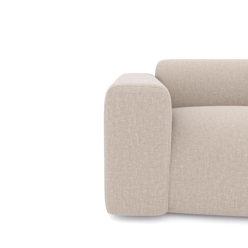 Fauteuil SIA HOME Myra Tissu Crème