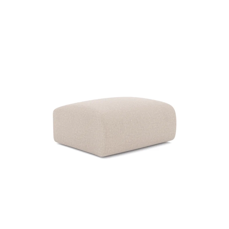 Pouf SIA Myra Mistral 2 tissu crème