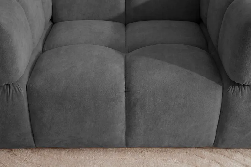 GUSTAVE Fauteuil - Tissu velours