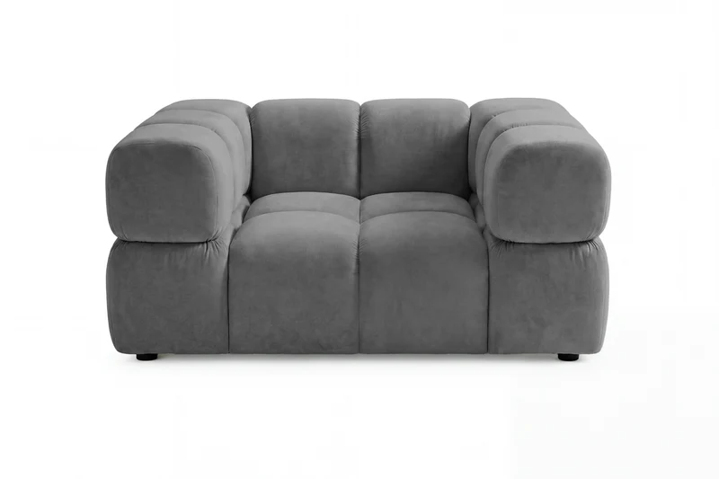 GUSTAVE Fauteuil - Tissu velours