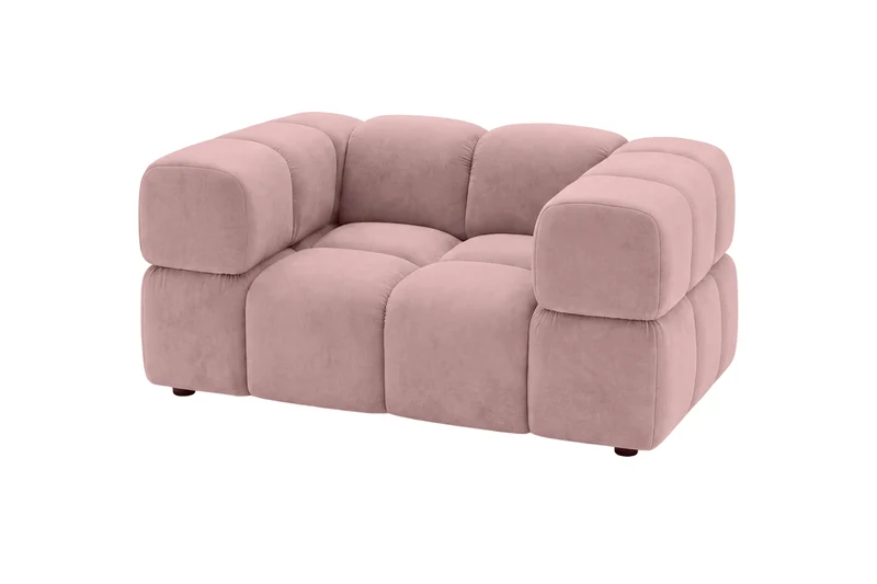 GUSTAVE Fauteuil - Tissu velours