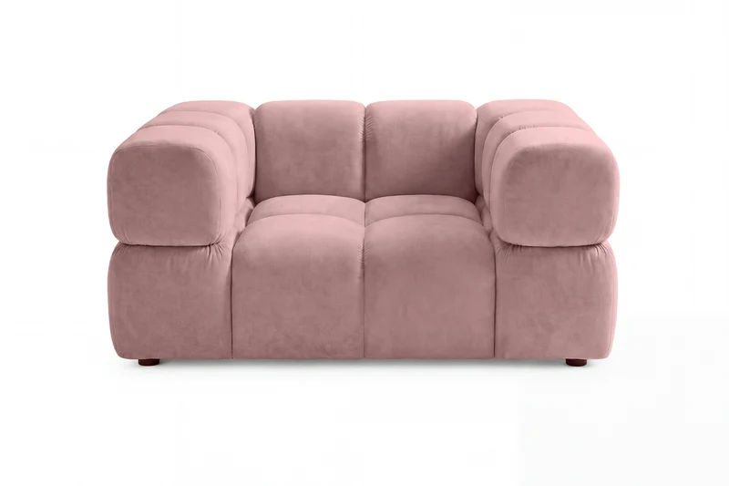 GUSTAVE Fauteuil - Tissu velours