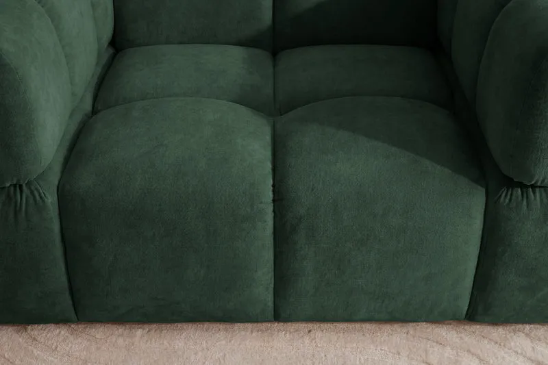 GUSTAVE Fauteuil - Tissu velours