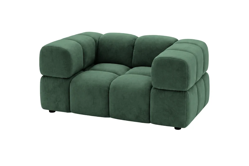 GUSTAVE Fauteuil - Tissu velours