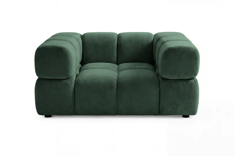 GUSTAVE Fauteuil - Tissu velours