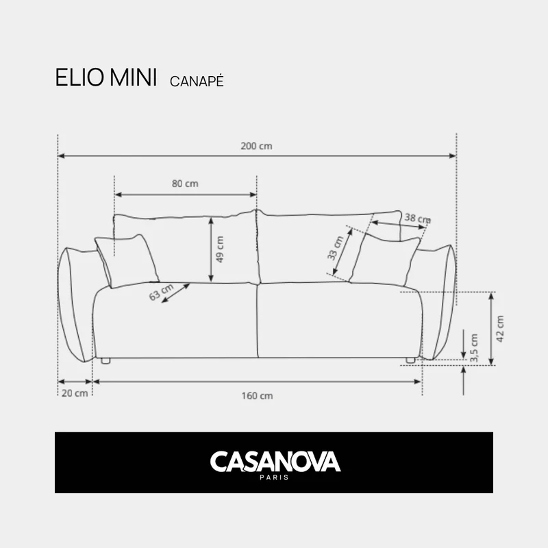 ELIO MINI - Gros velours côtelé