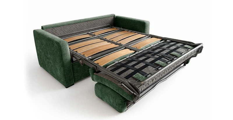 PASSY - Canapé convertible 4 places - Velours