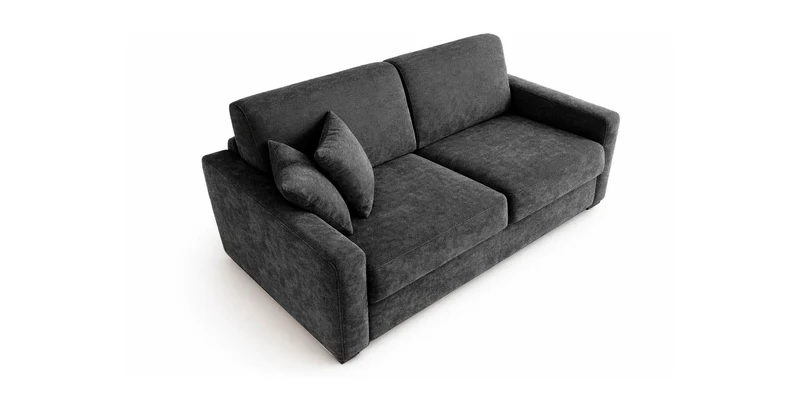 PASSY - Canapé convertible 4 places - Velours