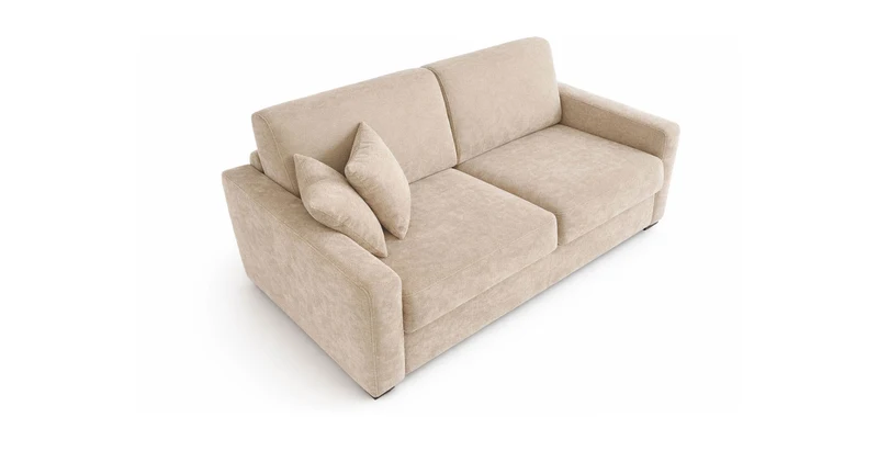 PASSY - Canapé convertible 4 places - Velours
