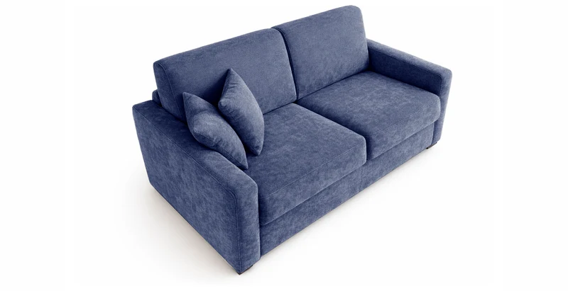 PASSY - Canapé convertible 4 places - Velours