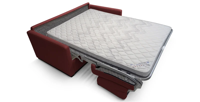 LOURDES - Canapé convertible 3 places - Tweed