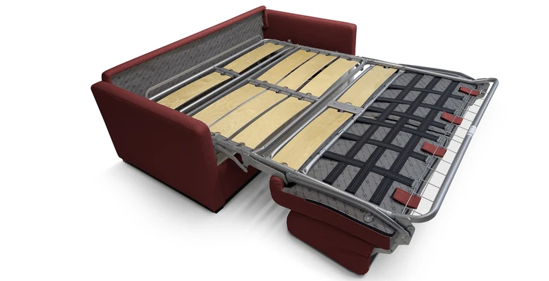 LOURDES - Canapé convertible 3 places - Tweed
