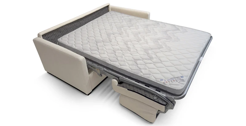 LOURDES - Canapé convertible 3 places - Tweed