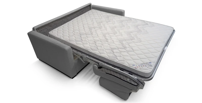 LISSAC - Canapé convertible 3 places - Tweed