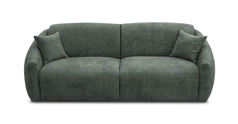 MOUGINS - Canapé convertible 2 places - Velours chenille